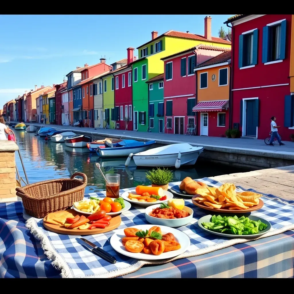 Picnic at Burano: A Culinary Delight by the Canals